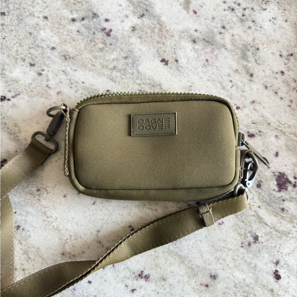 Dagne Dover Khaki Green Men's Crossbody